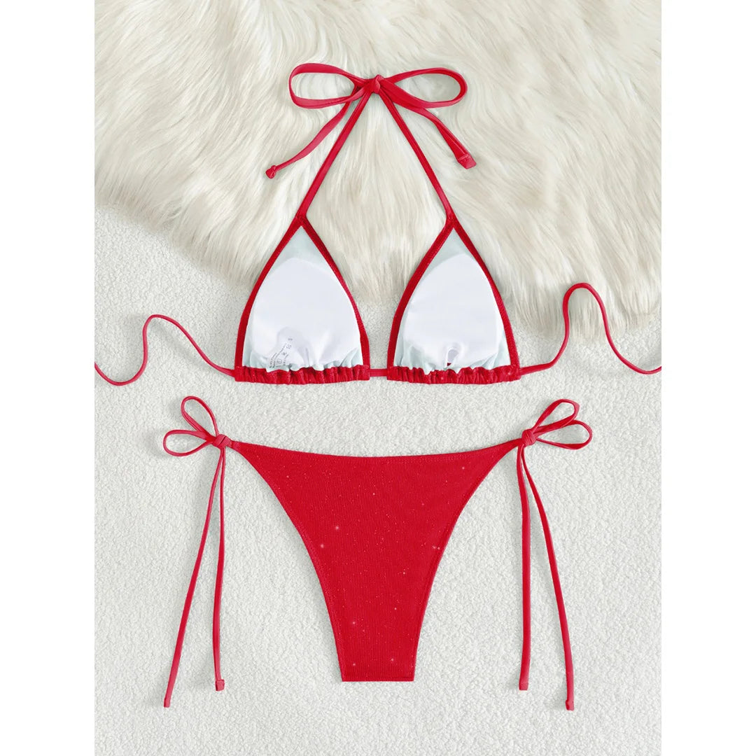 Bikini mit Glitzerdetails