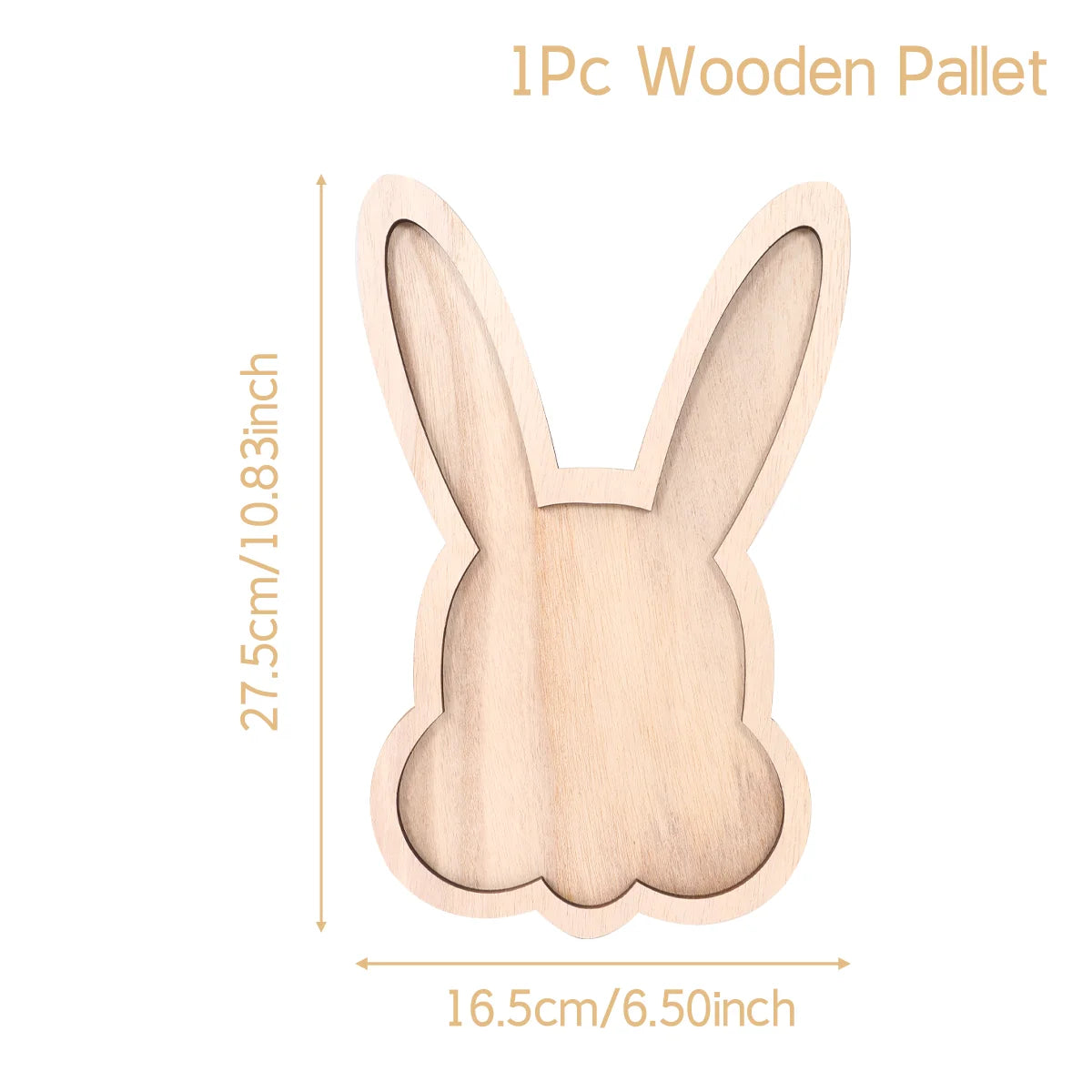 Osterhase Holztablett