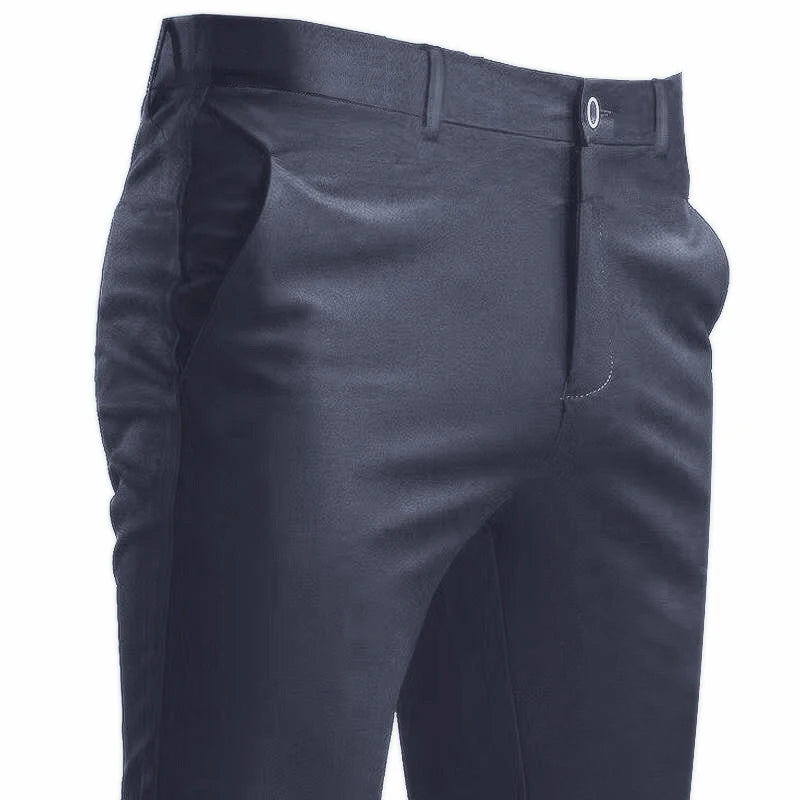 Herren Anzughose – Elastisch, Gerade, Elegant & Bequem