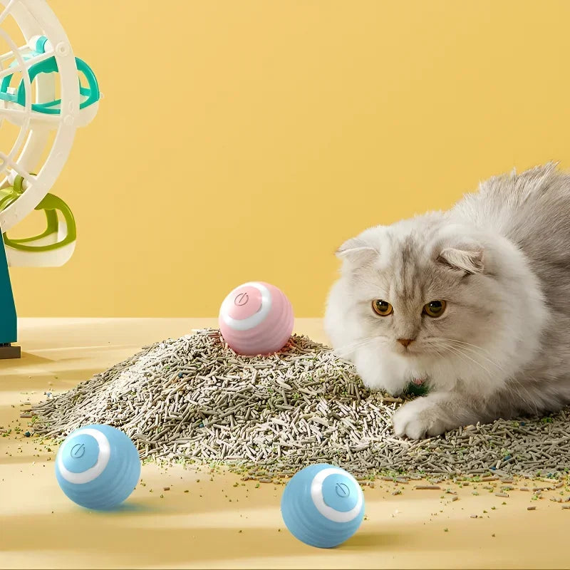 Intelligenter Interaktiver Katzenball – Automatisches Rollspielzeug für Hauskatzen