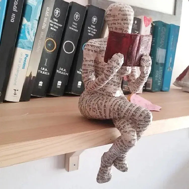 Abstrakte Skulptur & Yoga-Figur