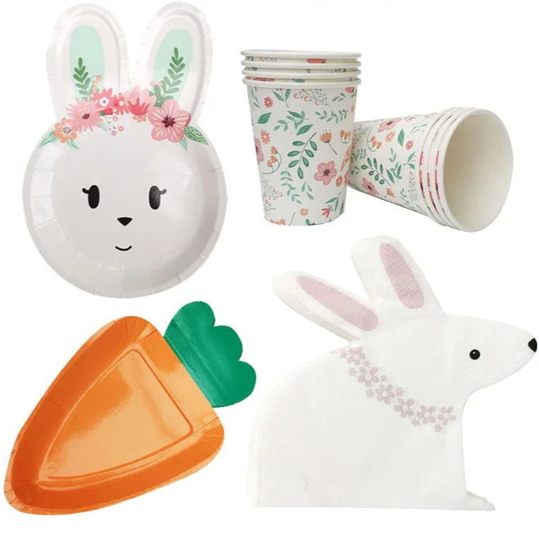 Osterdeko - Hase, Karotte & Eier