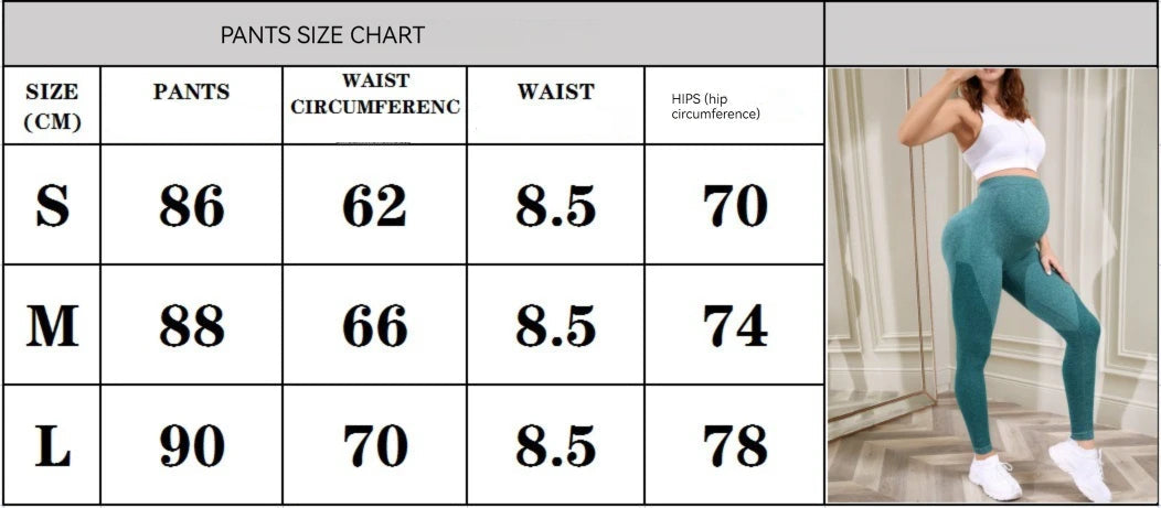 Schwangerschafts-Leggings aus Baumwolle