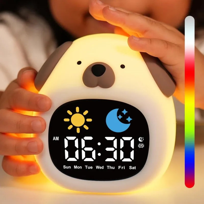 Wecker für Kinder im Hund und Bären Design
