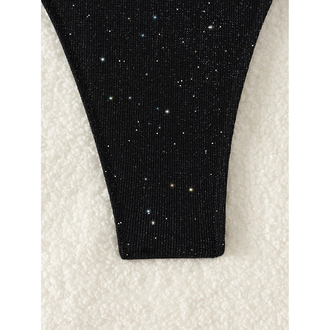 Bikini mit Glitzerdetails