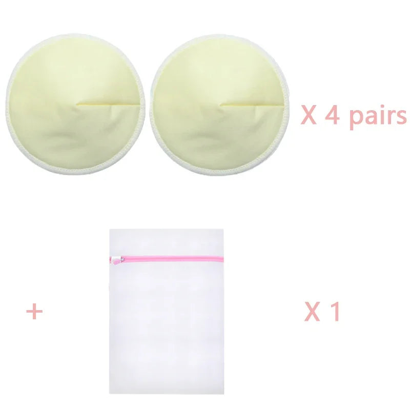 4 Paare Hochwertige Wiederverwendbare Stillpads