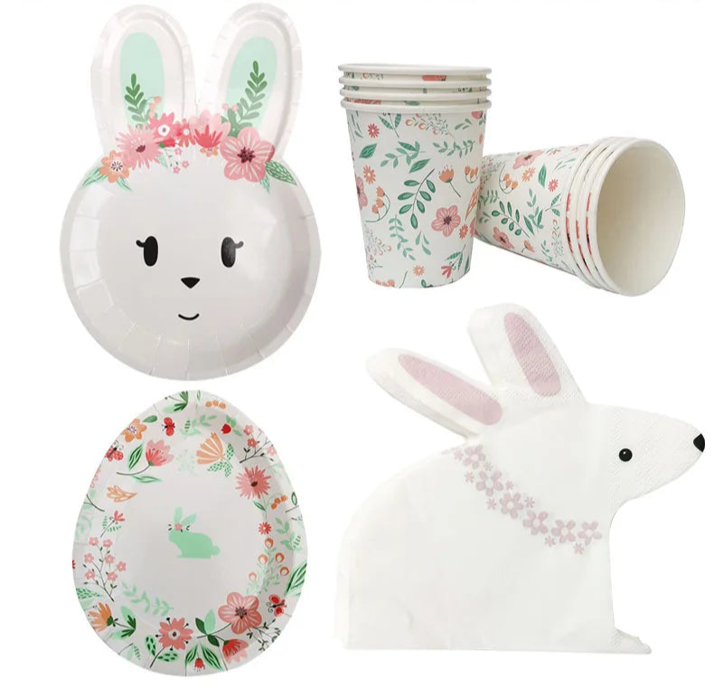 Osterdeko - Hase, Karotte & Eier