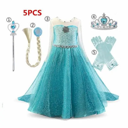 prinzessinenkleid-meerjungfrau-5pcs