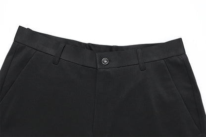 Herren Anzughose – Elastisch, Gerade, Elegant & Bequem