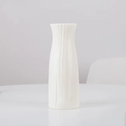 Moderner Weißer Plastikvase für Dekoration