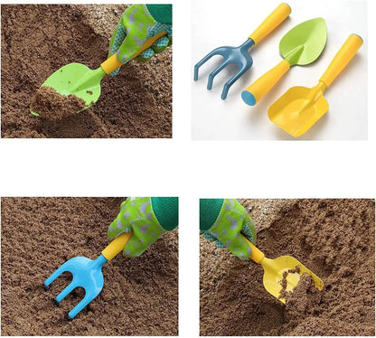 Bunte Kinder-Gartengeräte