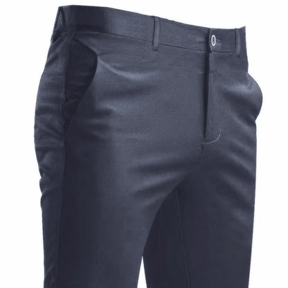 Herren Anzughose – Elastisch, Gerade, Elegant & Bequem