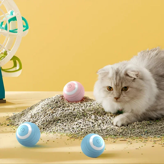 Intelligenter Interaktiver Katzenball – Automatisches Rollspielzeug für Hauskatzen