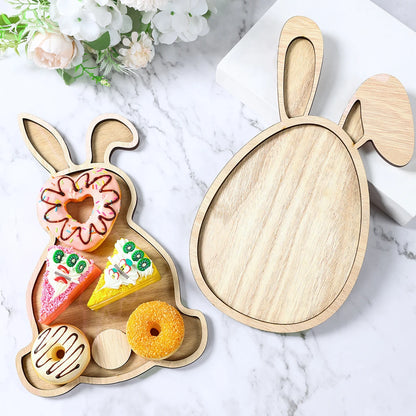 Osterhase Holztablett