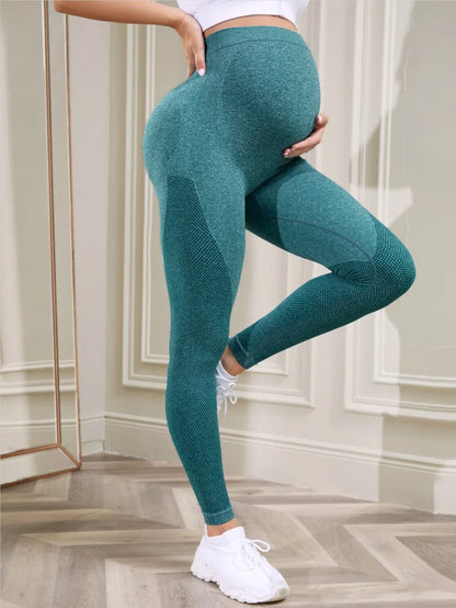 Schwangerschafts-Leggings aus Baumwolle