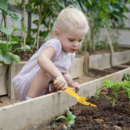 Bunte Kinder-Gartengeräte