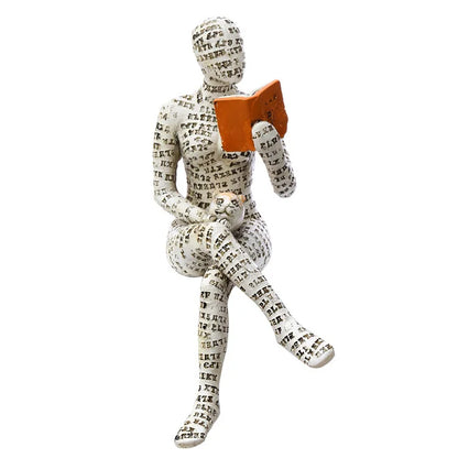 Abstrakte Skulptur & Yoga-Figur