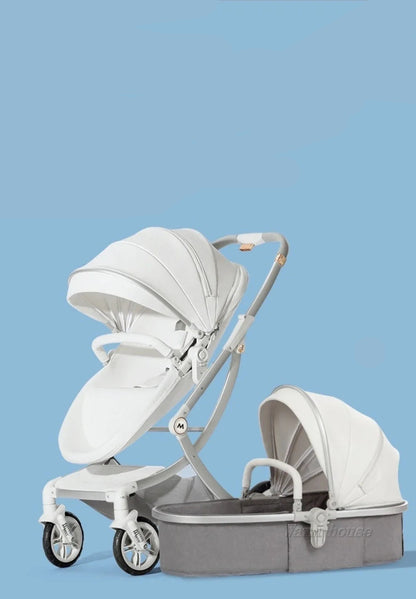 Luxuriöser 3-in-1-Kinderwagen