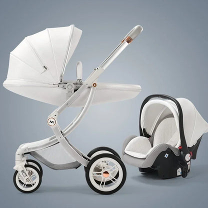 Luxuriöser 3-in-1-Kinderwagen
