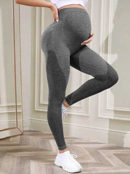 Schwangerschafts-Leggings aus Baumwolle