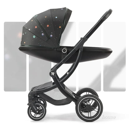 Luxuriöser 3-in-1-Kinderwagen