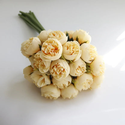 27 Kunstblumen für Arrangements