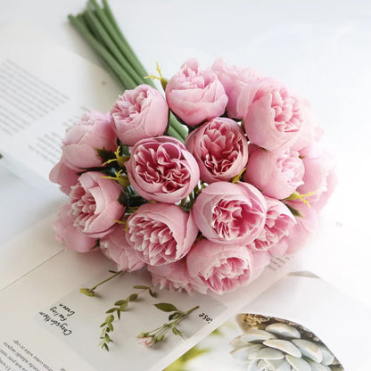 27 Kunstblumen für Arrangements