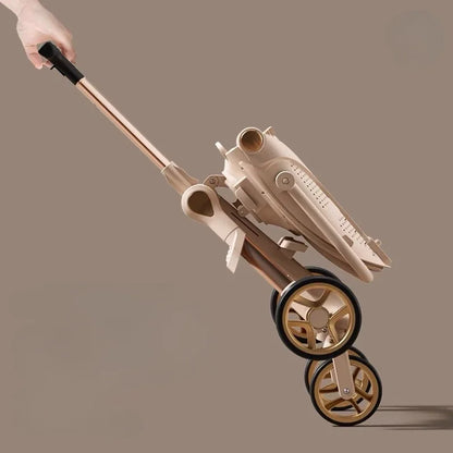 Luxuriöser Leichter Babywagen mit Höhenverstellbaren Griffen