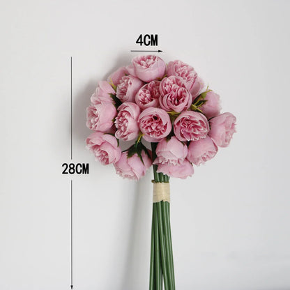 27 Kunstblumen für Arrangements
